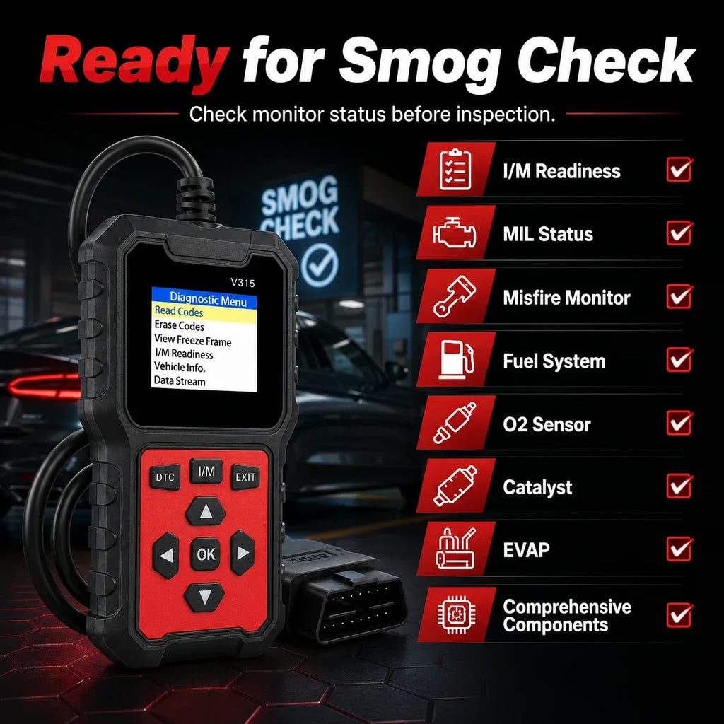 V315 OBD2 Car Scanner | Engine Diagnostic Code Reader