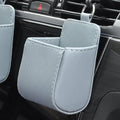 Car Air Vent Storage Bag – PU Leather Organizer Pocket