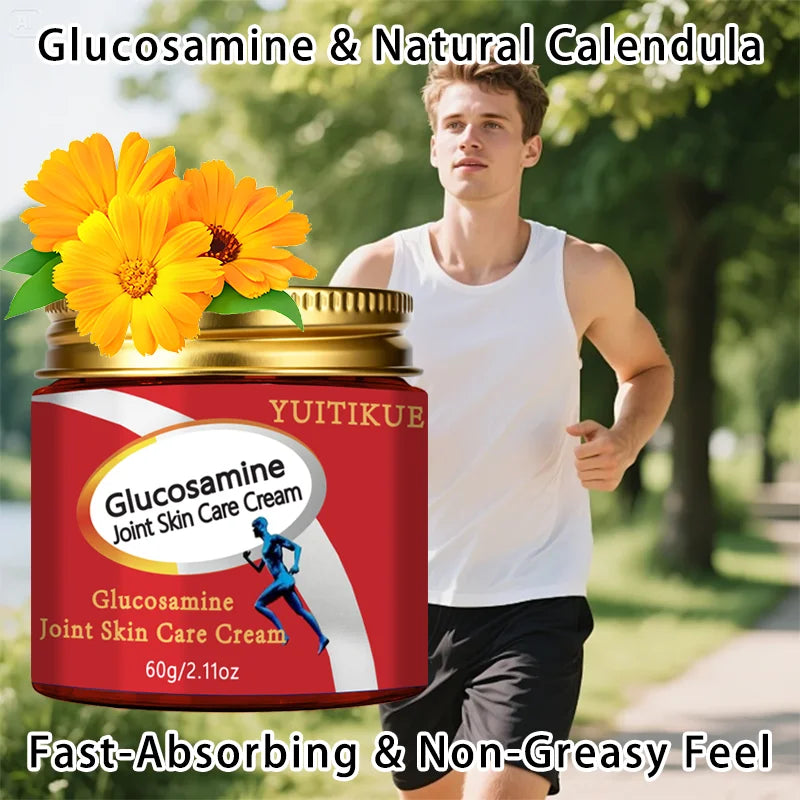 YUITIKUE Glucosamine Joint Cream 60g | Fast-Absorbing Body Cream