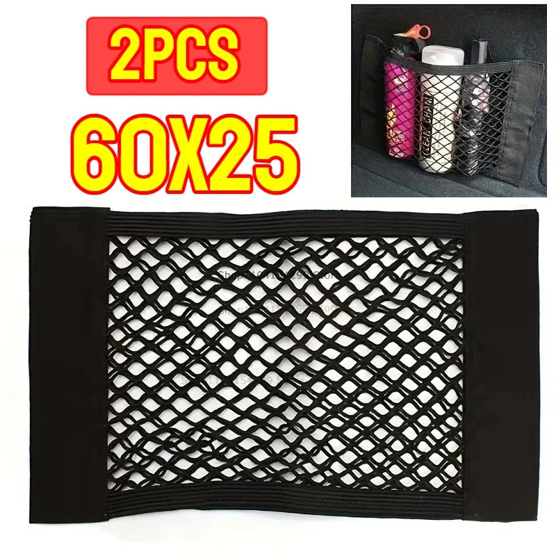 Universal Car Trunk Organizer Elastic Mesh Net Storage Bag