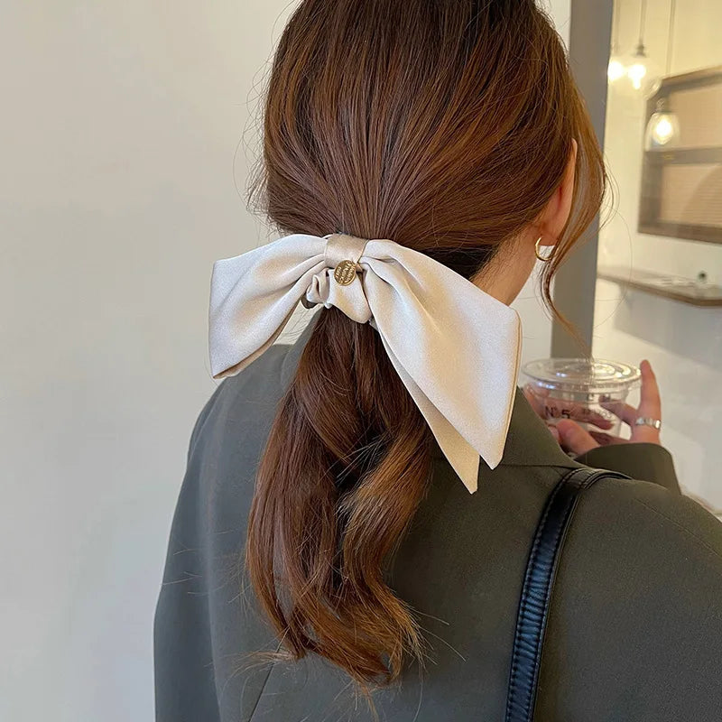 Bow Hair Band for Women – Ribbon Hair Rope Accessory