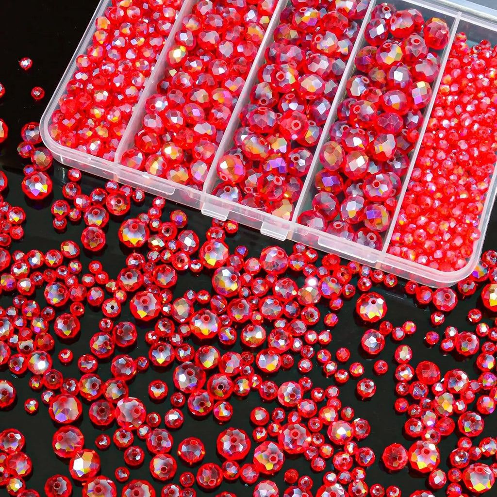 4 6 8 Crystal Glass Beads Jewelry Making Bracelets Necklace Pendants