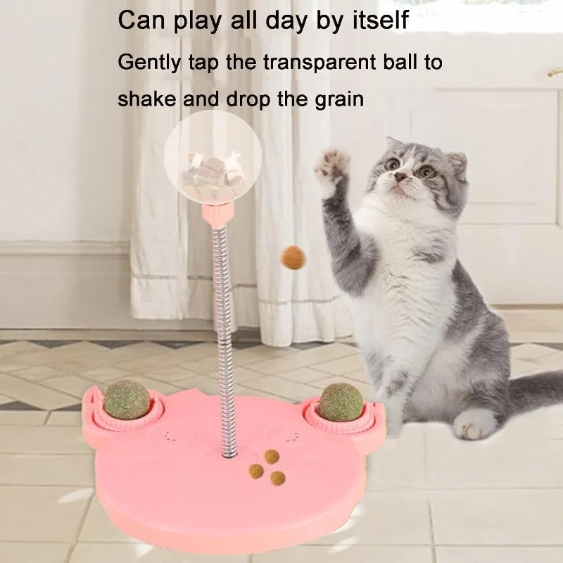Interactive Treat Dispensing Ball – Slow Feeder Toy for Cats & Dogs