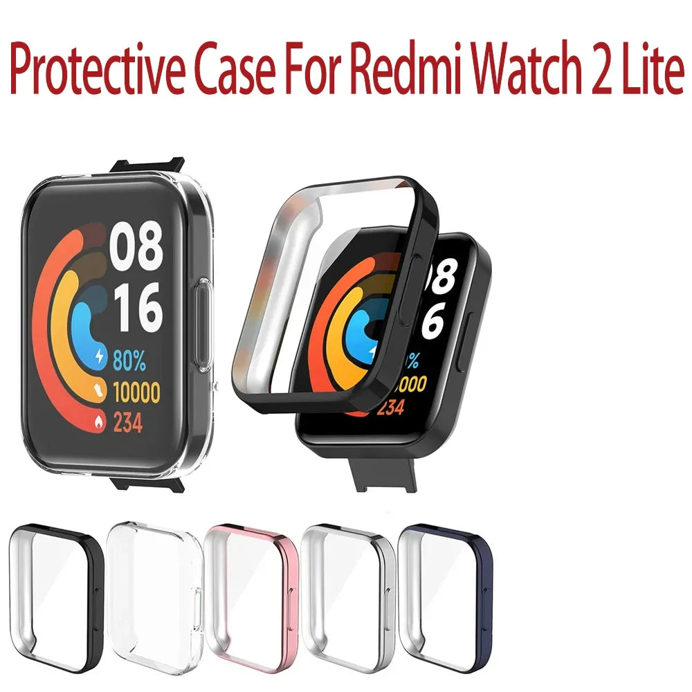 TPU Case for Redmi Watch 2 Lite – Full Screen Bumper Cover