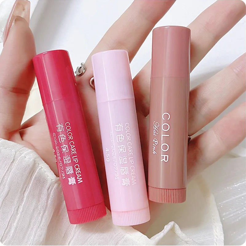 HAIPINK 3-Piece Tinted Lip Balm Set – Moisturizing & Hydrating