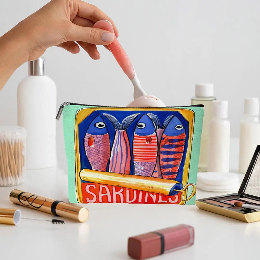 Unisex Adult Makeup Bag Hypoallergenic Mini Cosmetic Pouch