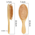 Natural Bamboo Air Cushion Paddle Comb | Scalp Massage & Wig