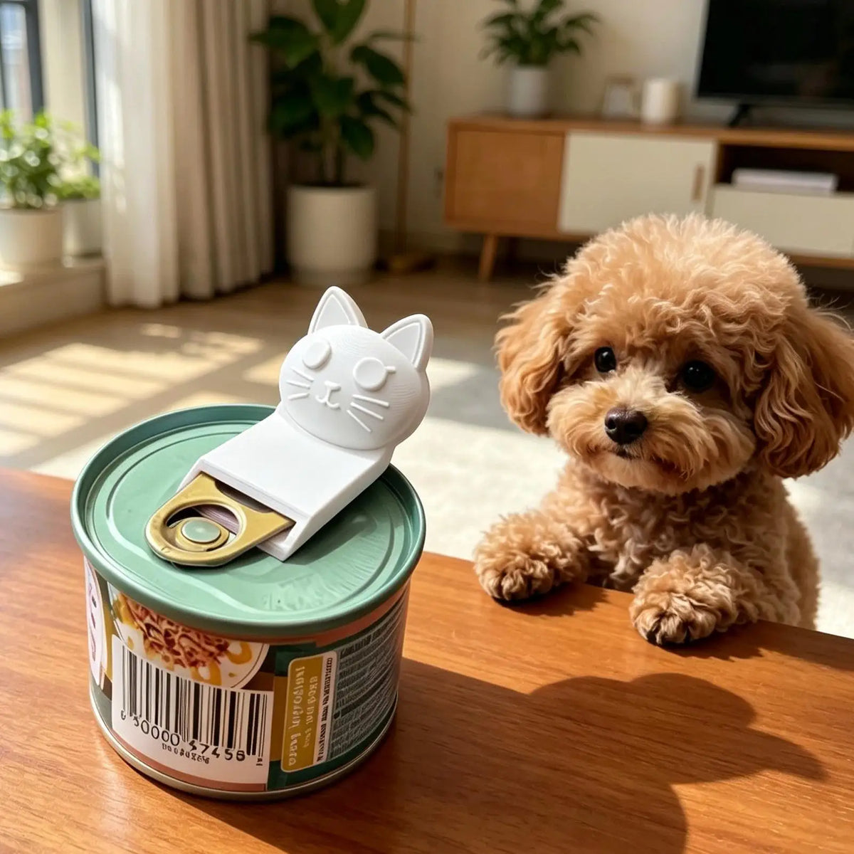 3D Cat Shape Manual Can Opener – Cute Multi-Purpose Kitchen Tool