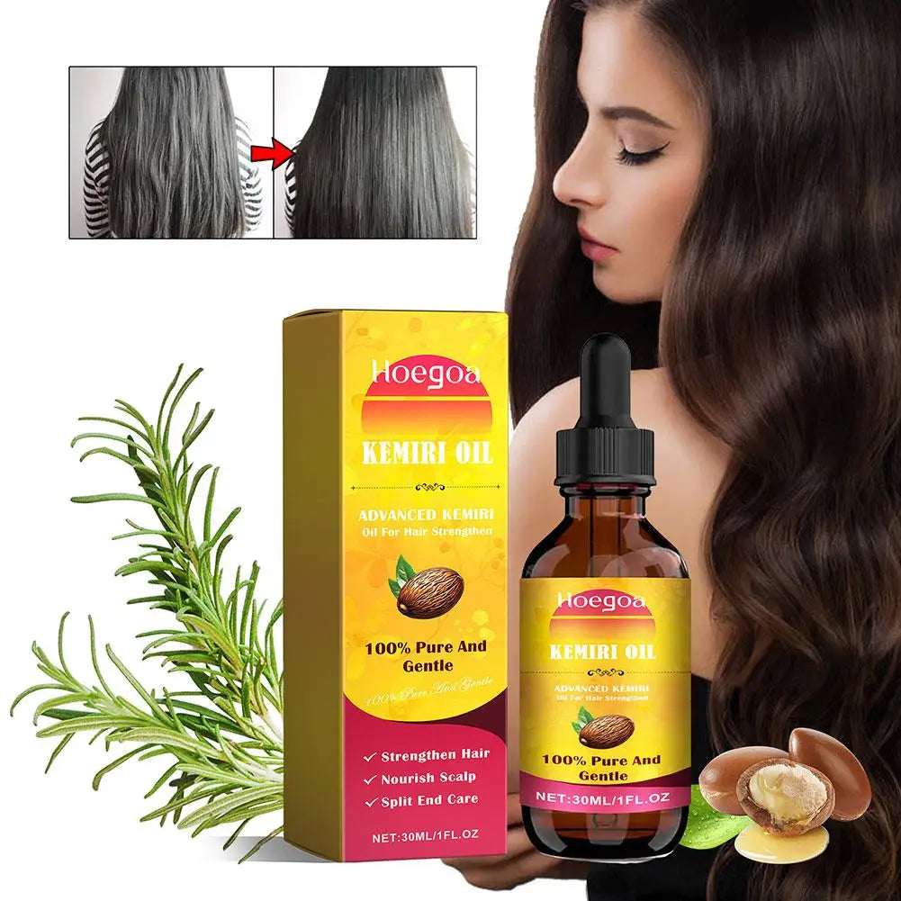Black Sesame Hair Strengthening Oil Ginger Biotin Essential Oils