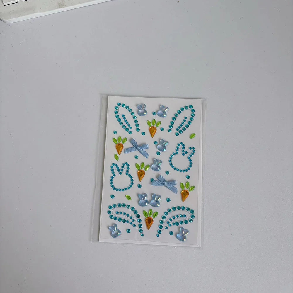 Cute Little Animal Diamond Stickers Concert Support Decoration DIY
