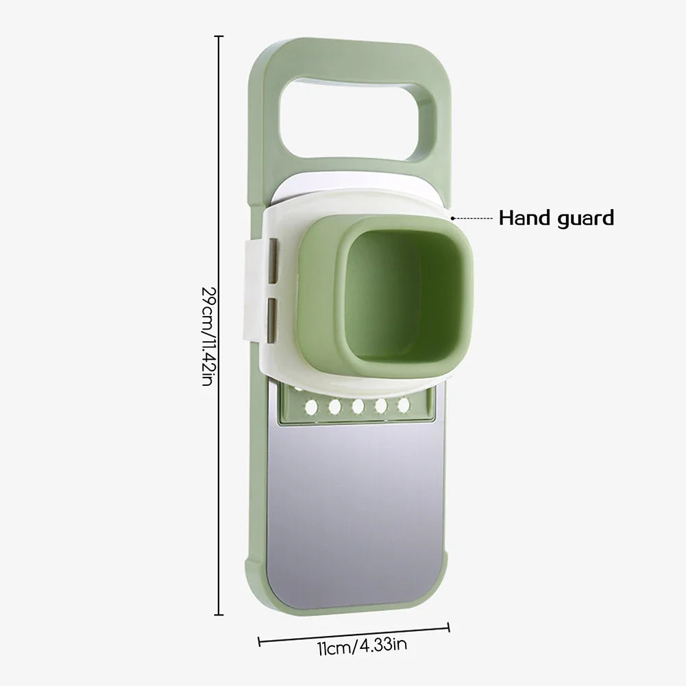 5-in-1 Stainless Steel Vegetable Cutter & Slicer Set