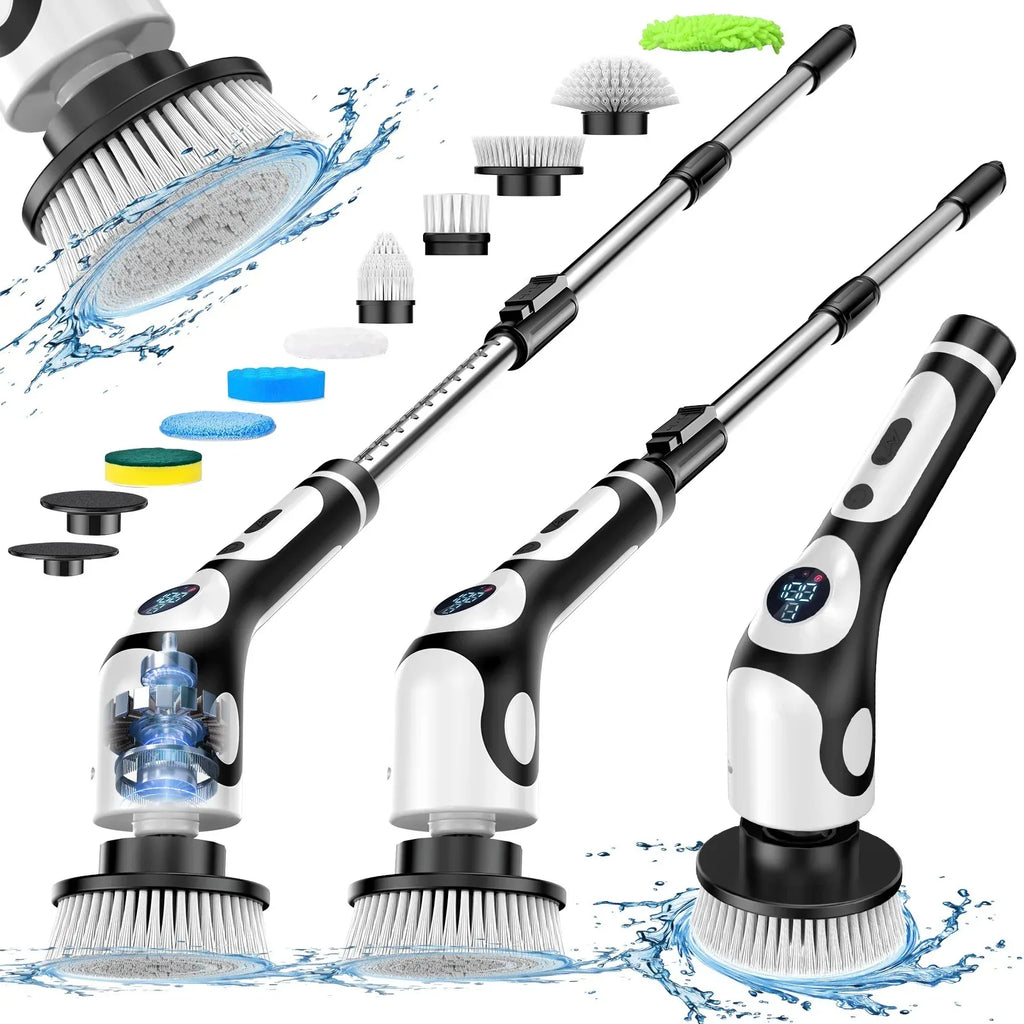NOCCLILI Rechargeable Electric Scrubber Brush – Rotary Cleaner