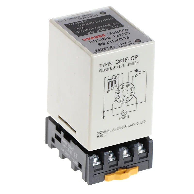 C61F-GP AC220V Level Relay Floatless Switch Controller Base