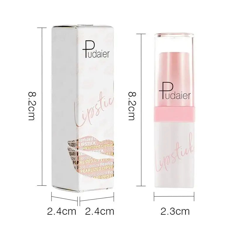 Pudaier Diamond Lipstick 10 Shades – Waterproof Glitter & Long Wear