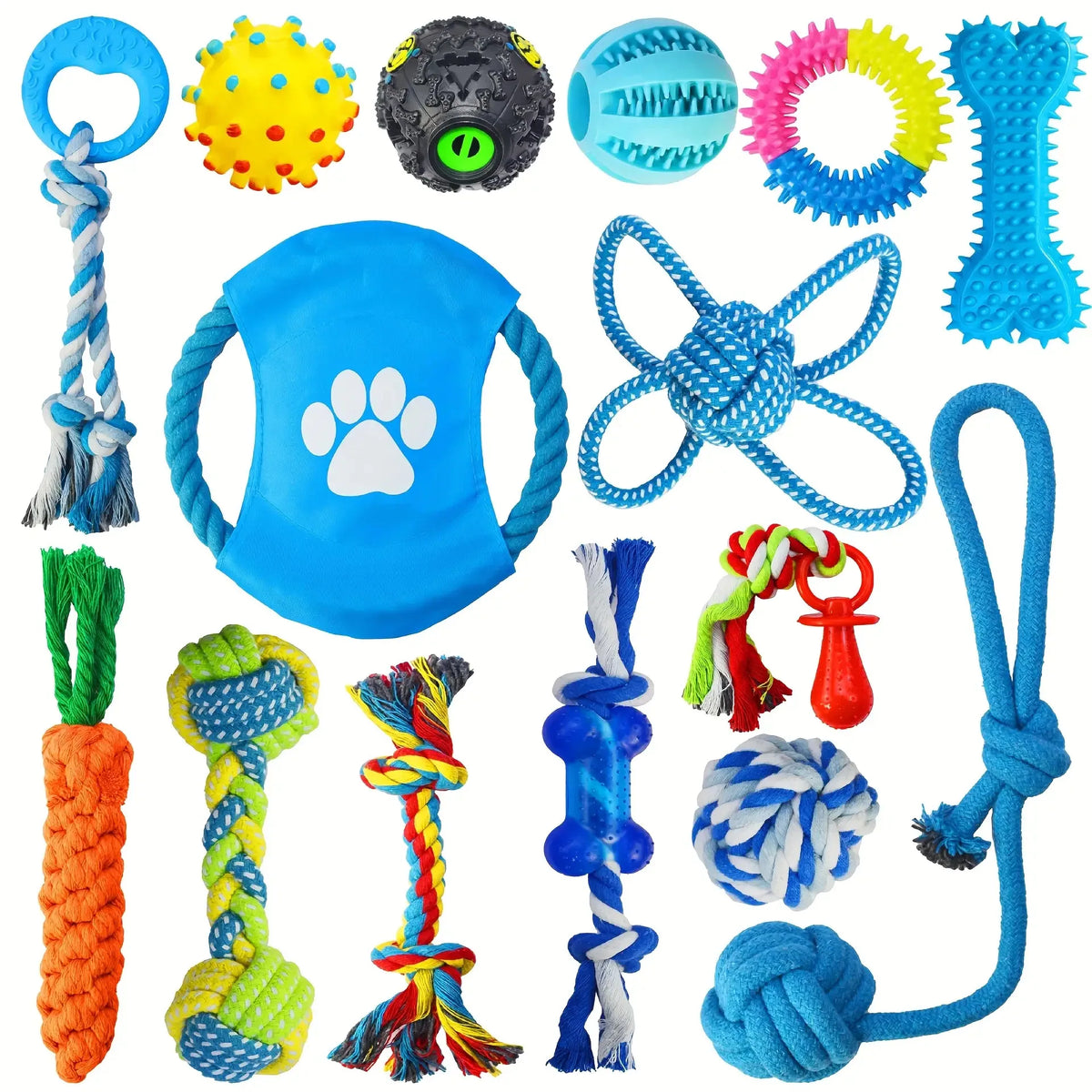 Dog Toys Aggressive Chewers Durable Rope Tug-of-war Chew Sticks
