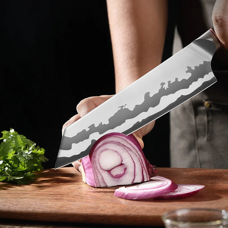 XUAN FENG Folding Fruit Knife – D2 Steel & Wooden Handle