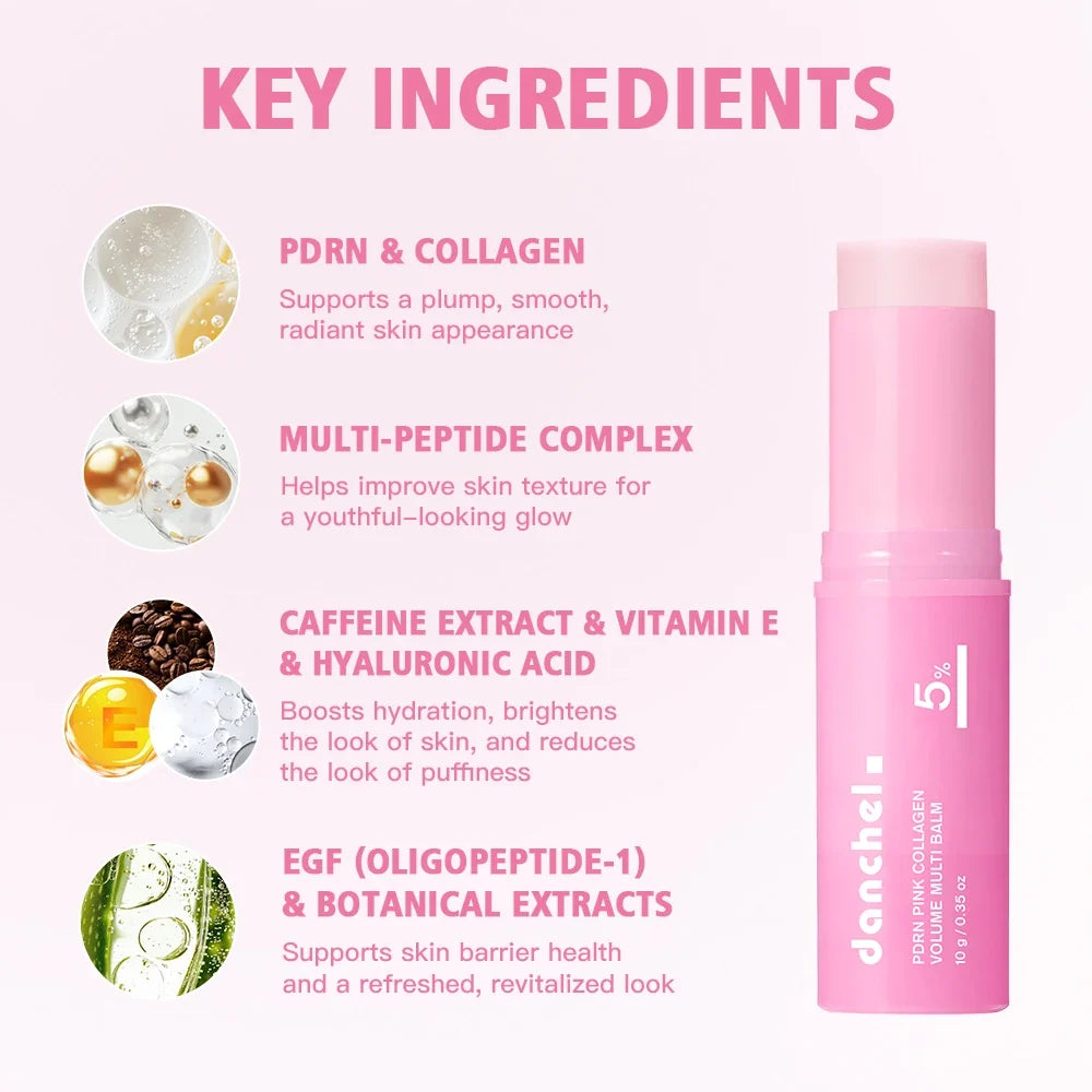 PDRN Pink Collagen Multi Balm Stick – Hydrate & Brighten