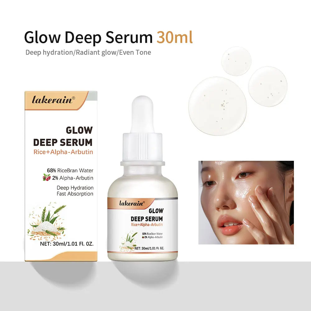 Rice Water & Alpha Arbutin Glow Face Serum 30ml | K-Beauty