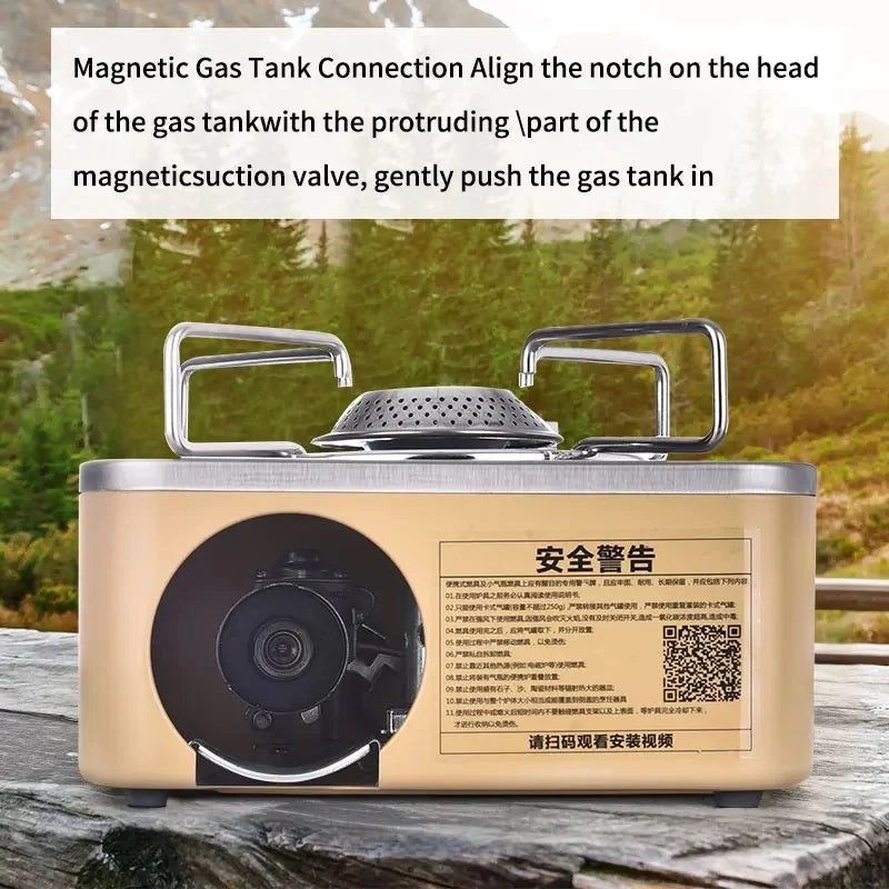 PACOONE 2800W Portable Butane Camping Stove | Outdoor Gas Burner