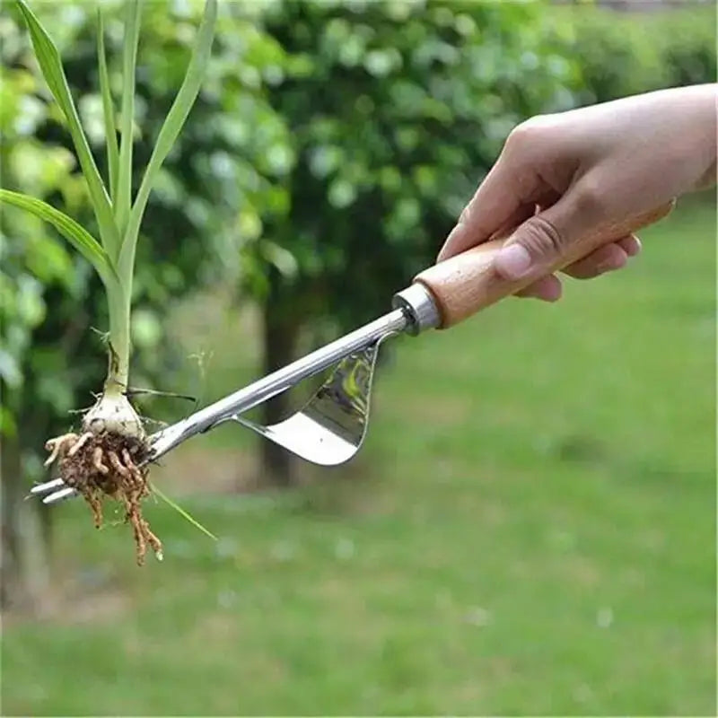Stainless Steel Garden Weeder & Dandelion Root Remover Tool