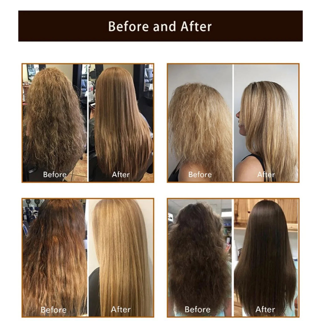 PURC Brazilian Keratin Treatment 1000ml + 300ml Shampoo Set