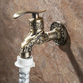 Antique Bronze Wall Mount Bibcock – Zinc Alloy Garden Faucet