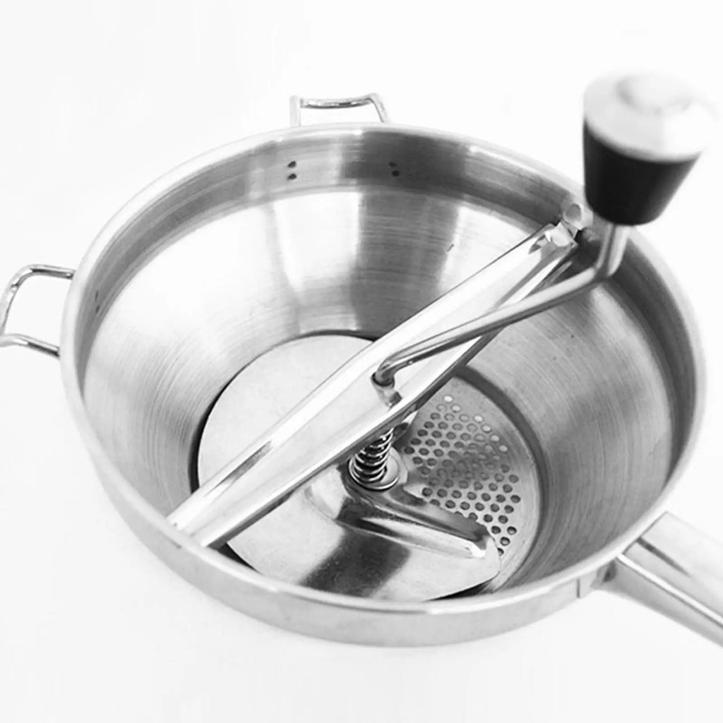 Stainless Steel Manual Potato Blender Handle Metal Food Grinder
