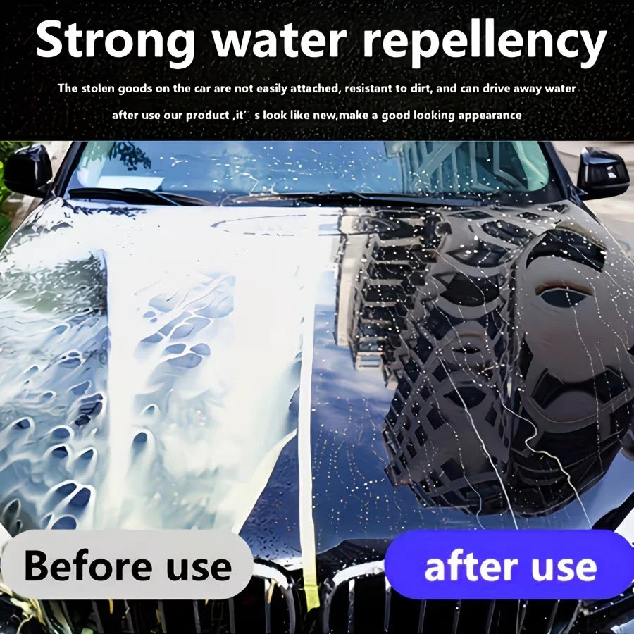 Black Car Ceramic Wax – Crystal Plating, High Gloss Polish & Shield