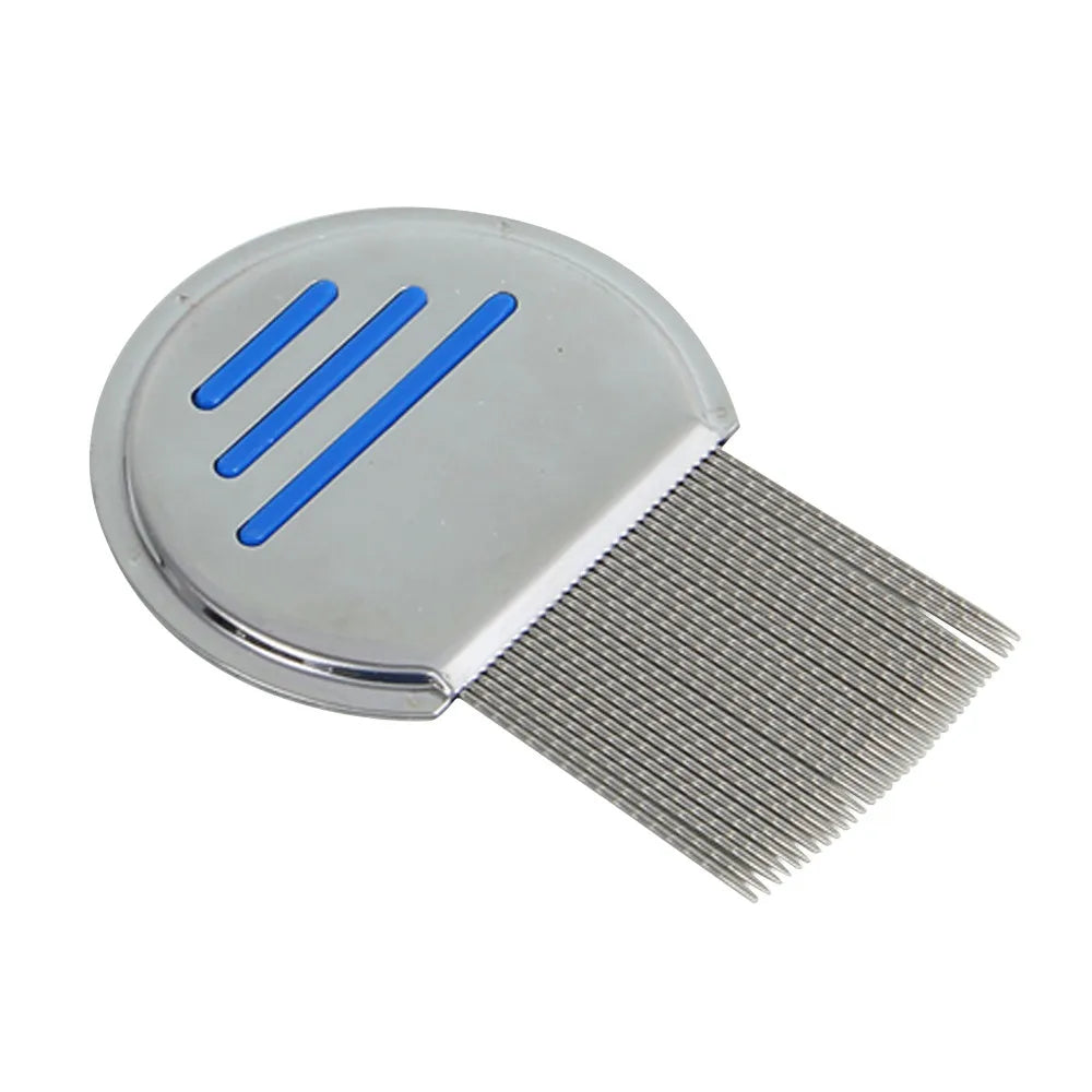 Stainless Steel Lice Comb | Fine Metal Teeth Nit Removal