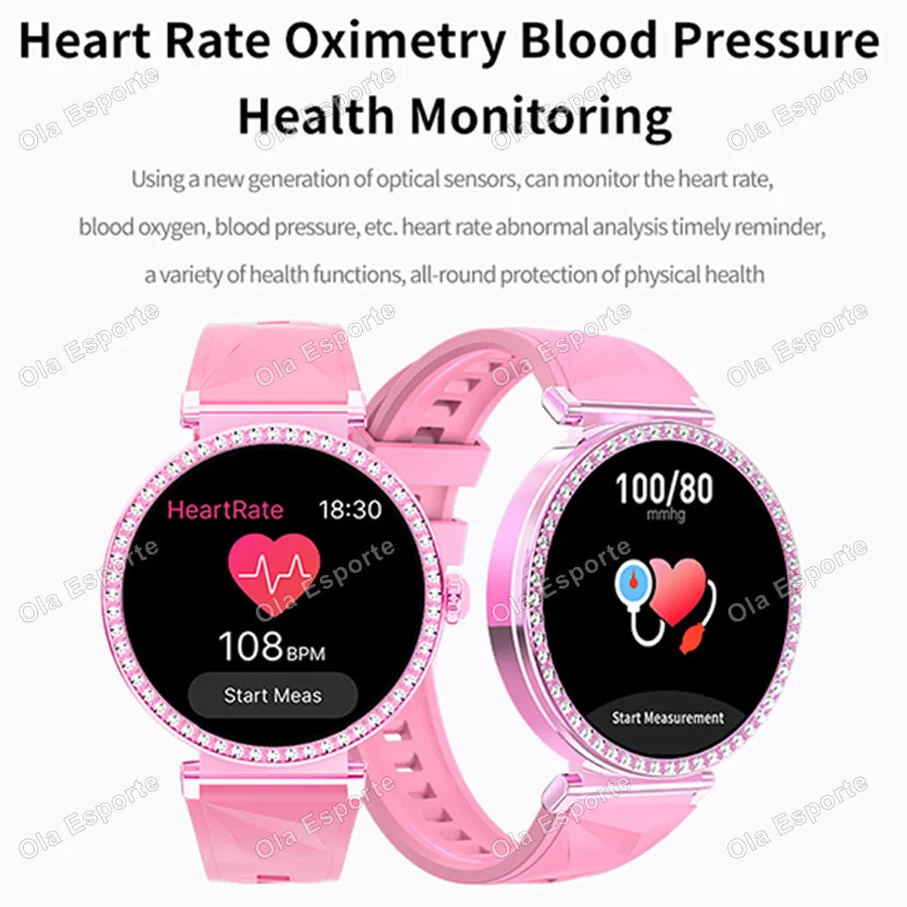 Smartwatch Luxury Fashion Female Physiological Reminder Bluetooth