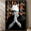 Eminem HD PVC Self-Stick Wall Poster – Waterproof Music Decor