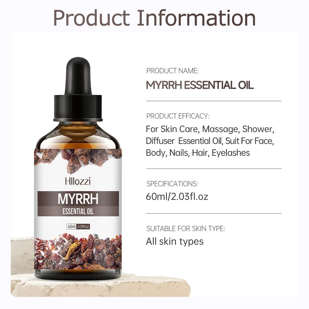 Myrrh Essential Oil for Aromatherapy & Skin | 30–100ml