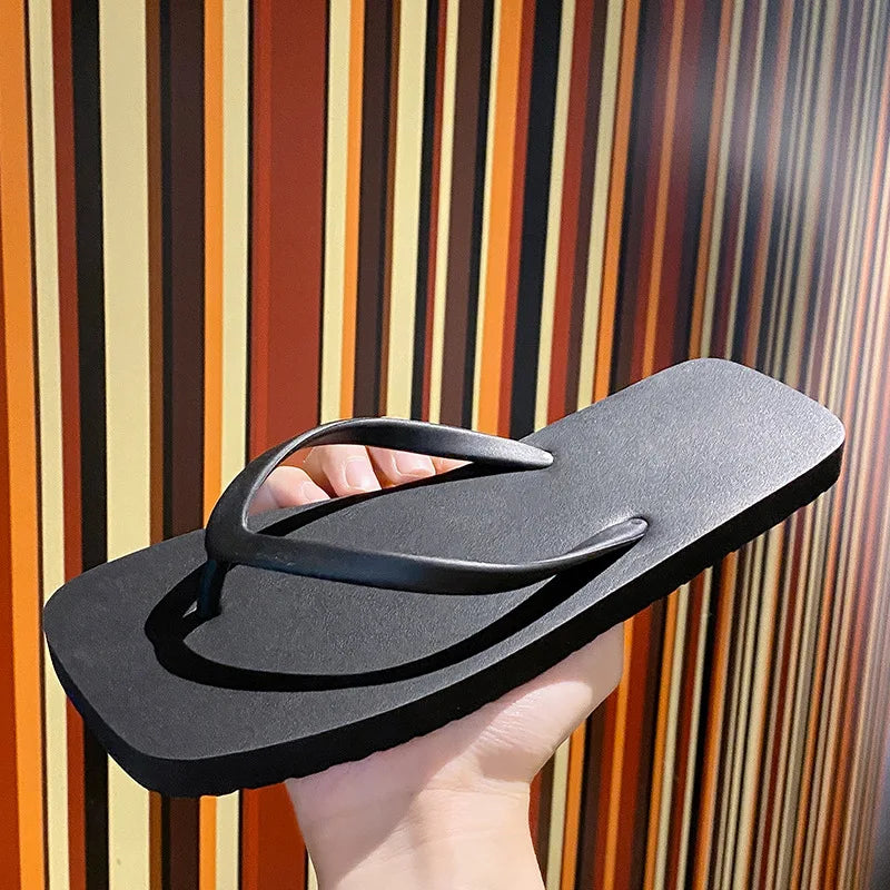 Men's Thick Sole Flip Flops | Non-Slip Beach & Indoor Slippers