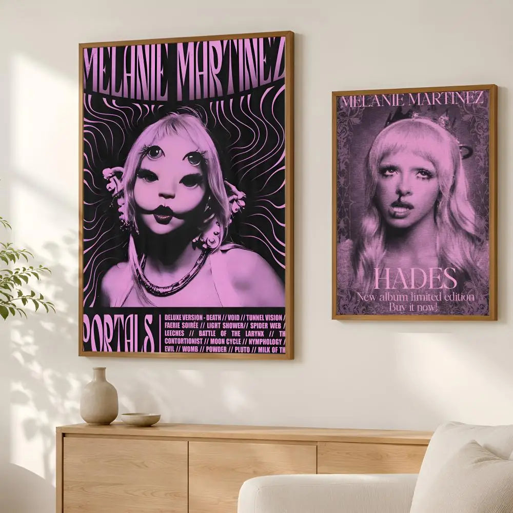 Melanie Martinez HD PVC Wall Poster – Self-Stick Waterproof Decor