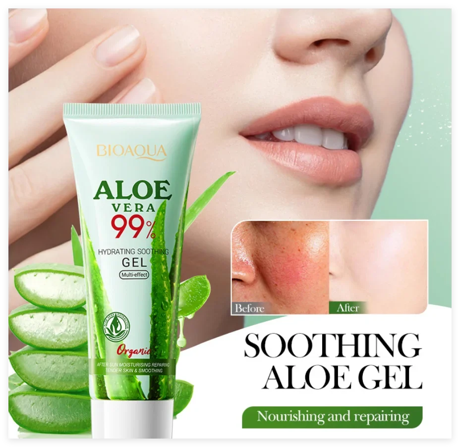SADOER Aloe Vera Gel – Hydrating Moisturizer for Face & Body