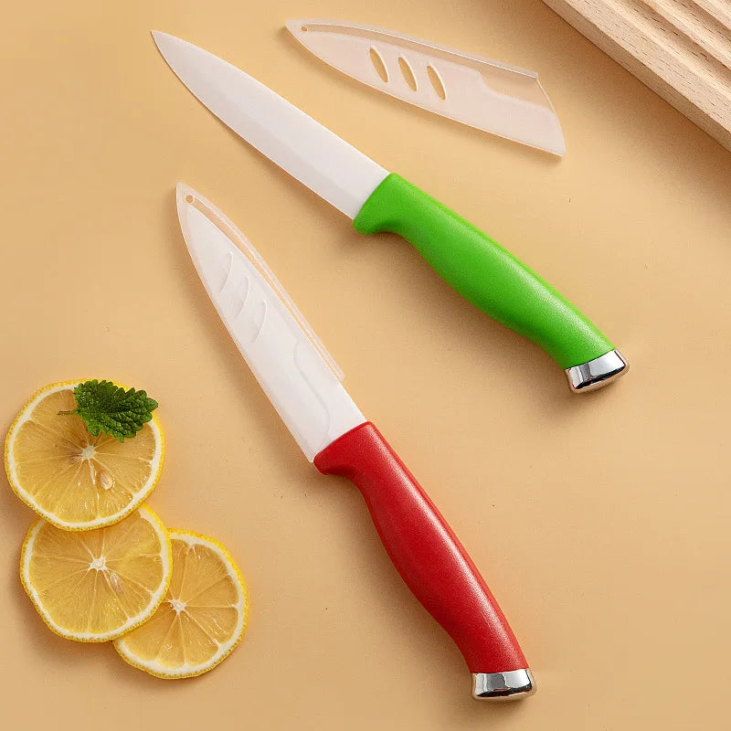 Professional Ceramic Kitchen Knife Set with Sleeve – 1 or 3 Pc