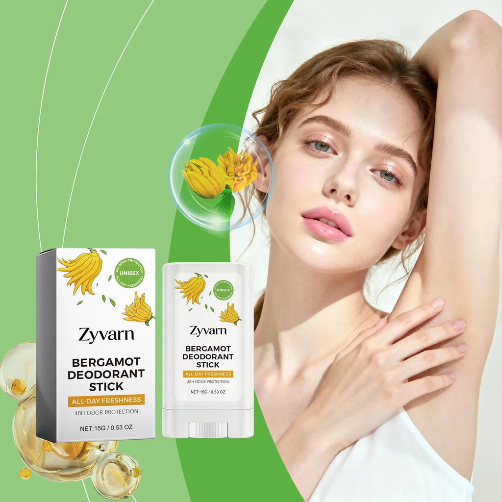 ZYVARN Bergamot Deodorant Stick – All-Day Fresh Unisex 15g