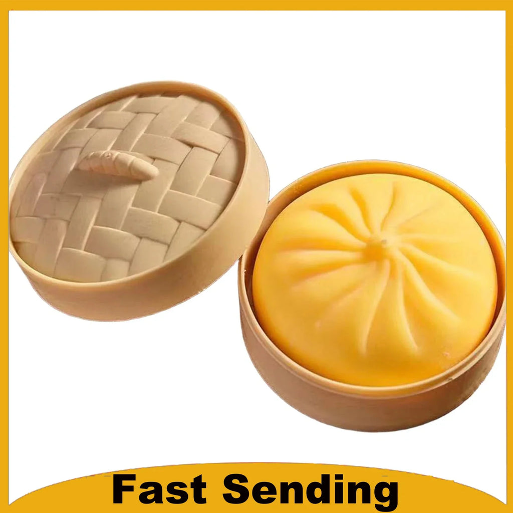 Colorful Dumpling Squish Stress Balls – 7-Piece Sensory Toy Set