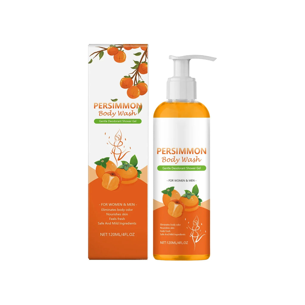 Persimmon Exfoliating Shower Gel – Deep Clean & Moisturizing Body Wash