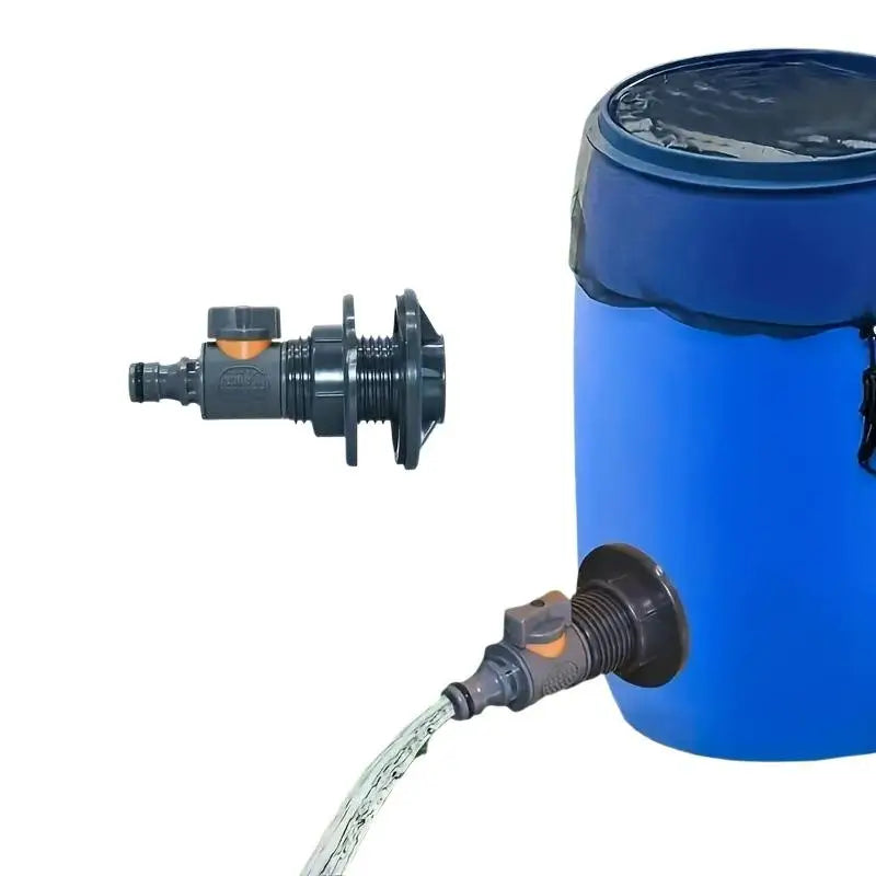 1 PVC Spigot Rain Faucet Barrels Aquariums Water Tanks Tubs Pools