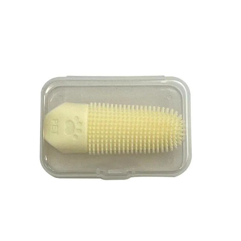 360° Silicone Finger Toothbrush for Dogs & Cats – All Breeds