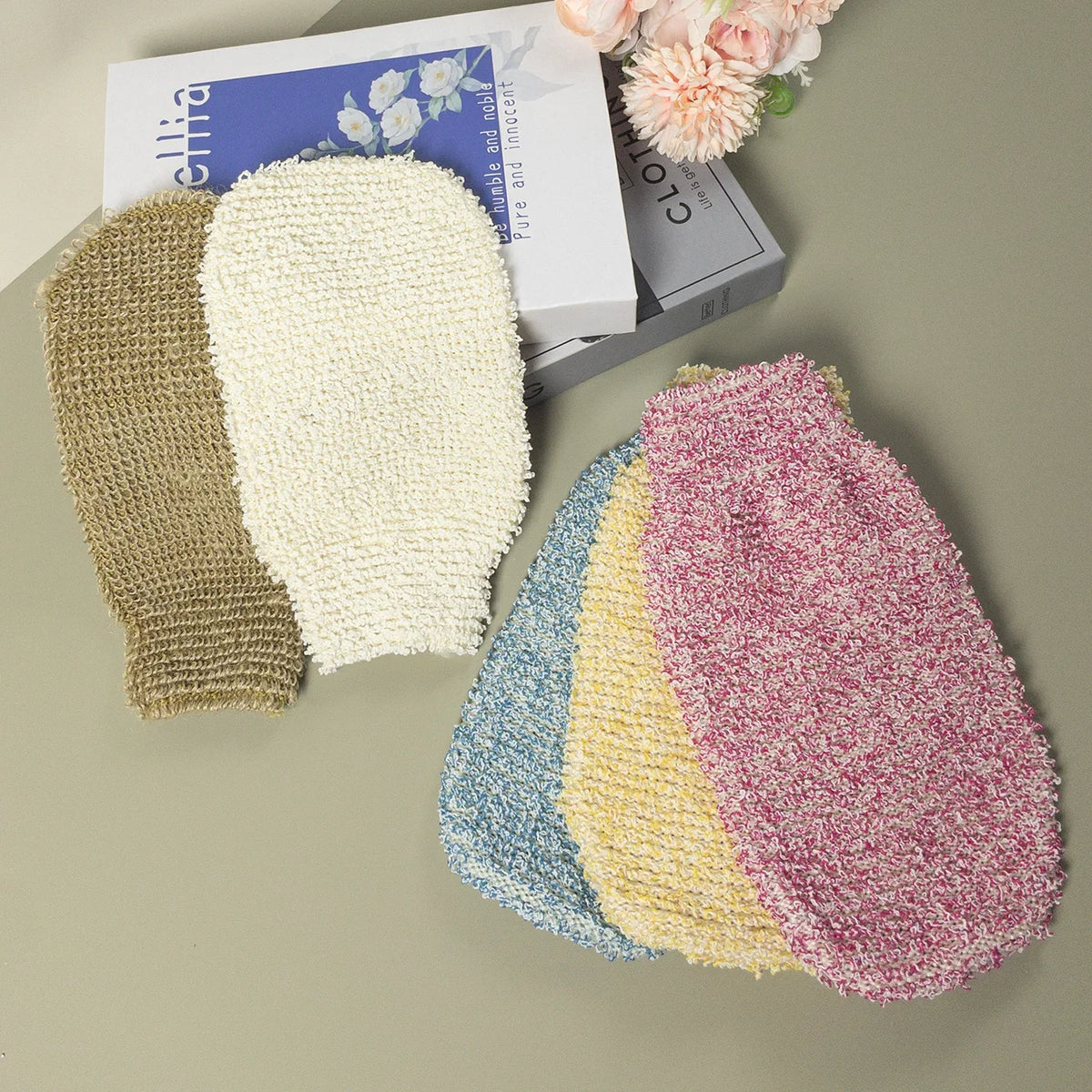 Exfoliating Bath Gloves – Soft & Deep Clean Body Scrub Glove