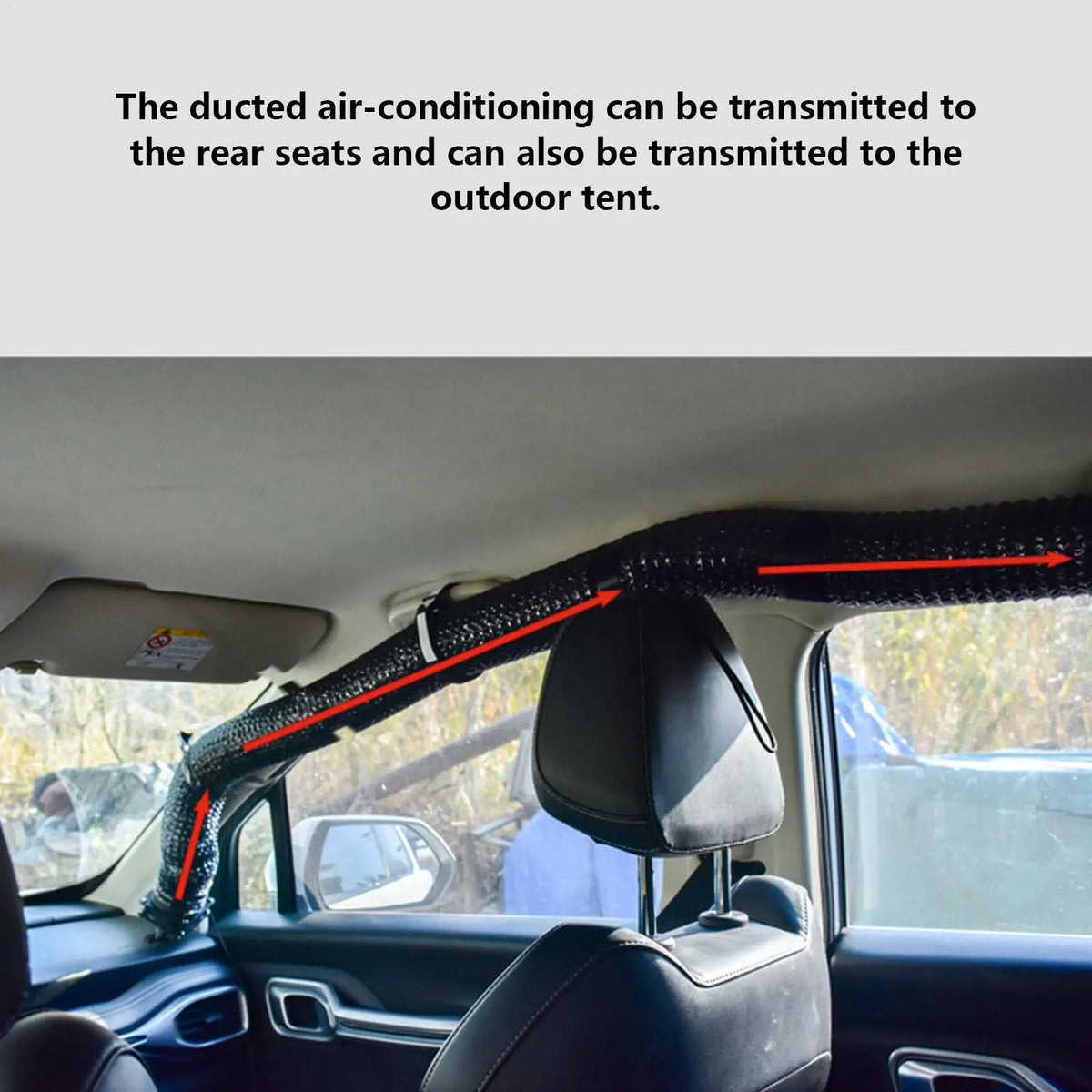 Foldable Car AC Vent Extender | SUV, RV, Truck & Camping
