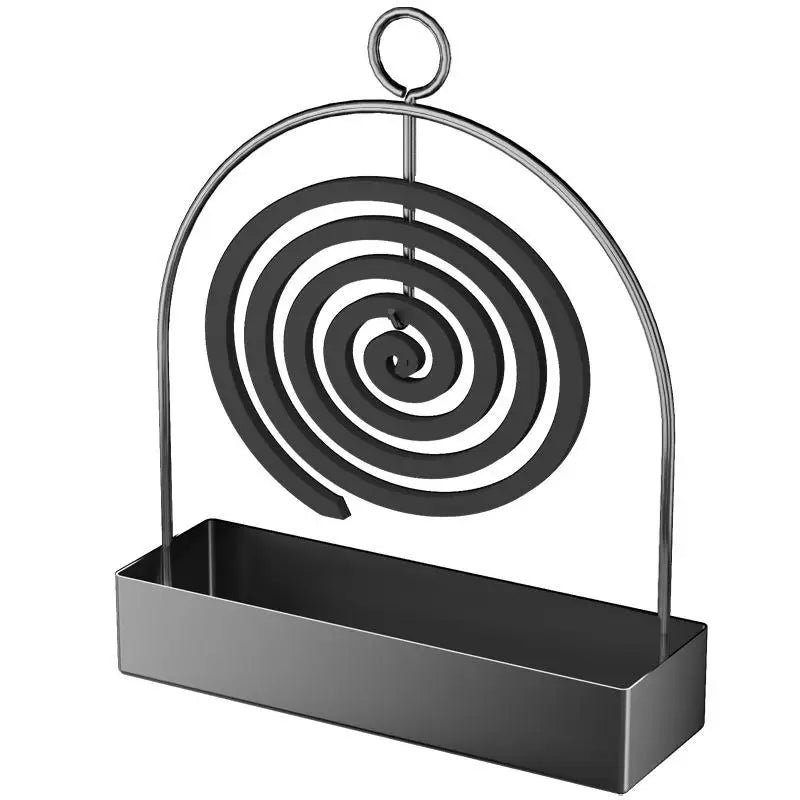 Hanging Mosquito Coil Holder – Metal Rack for Home & Camping