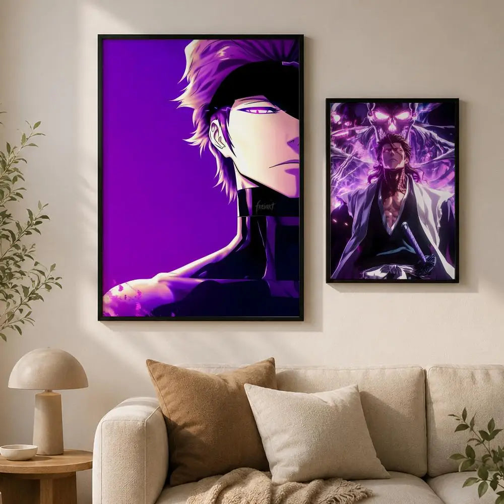 Sosuke Aizen Anime Poster – HD Self-Adhesive Waterproof Wall Art