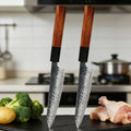 67-Layer Damascus Steel Kitchen Knife Set – 1, 2 or 3 Piece