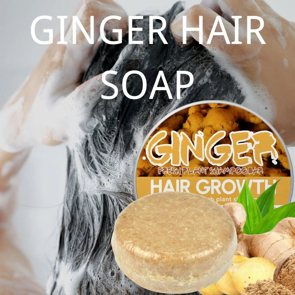 Ginger Shampoo Bar – Handmade Cold Process Natural Hair Bar