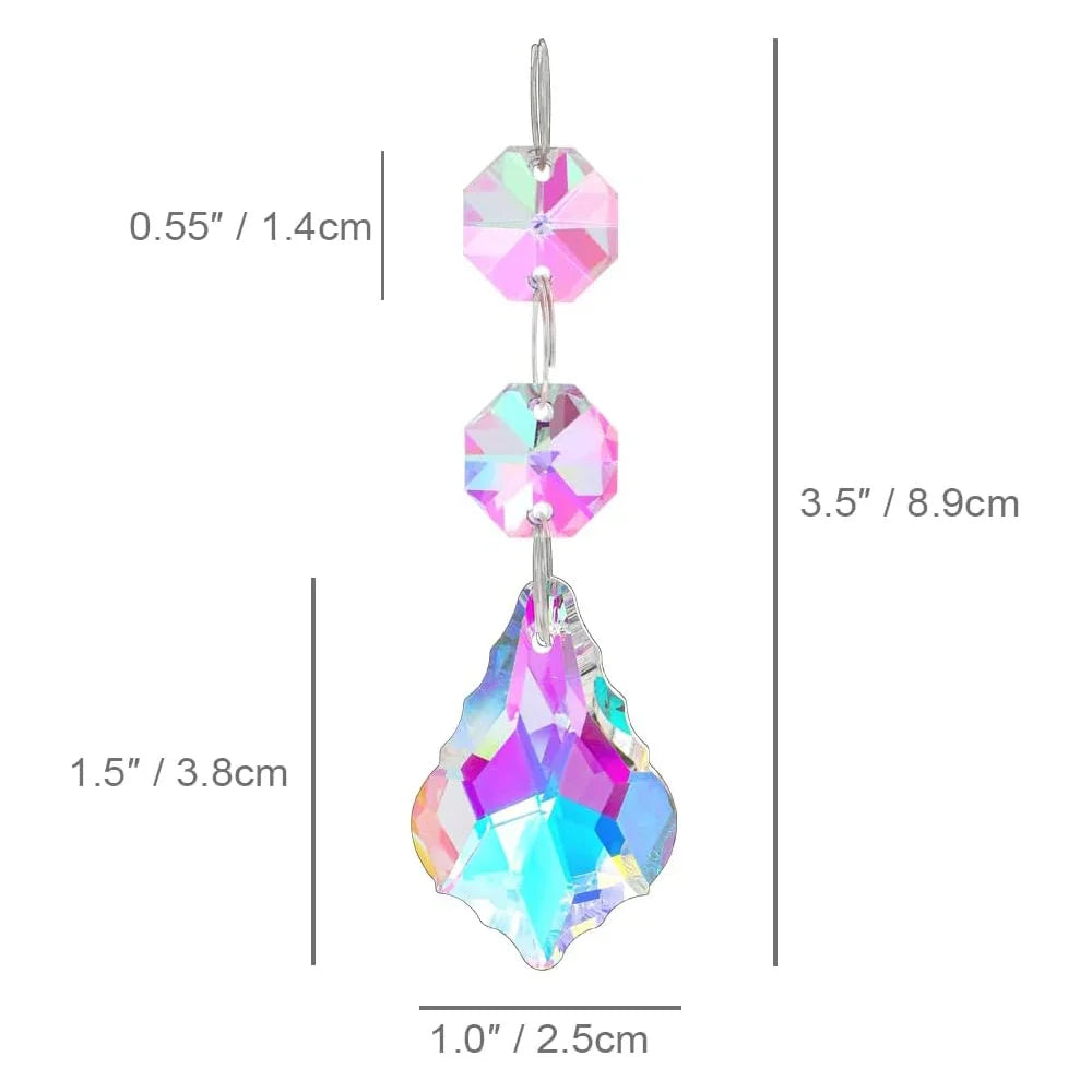 Crystal Suncatcher Curtain Pendant Sun Catcher AB Rainbow Chaser