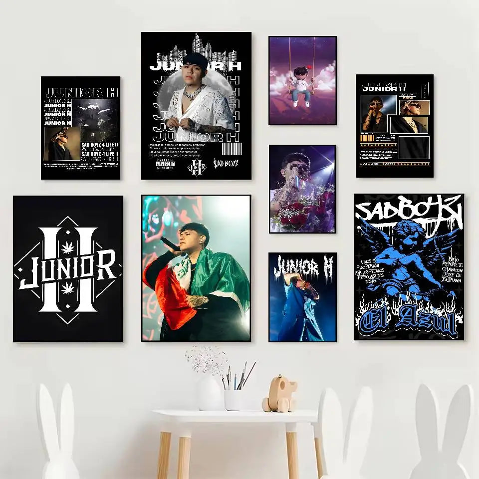 HD Self-Adhesive Waterproof Singer Wall Poster | Modern Decor