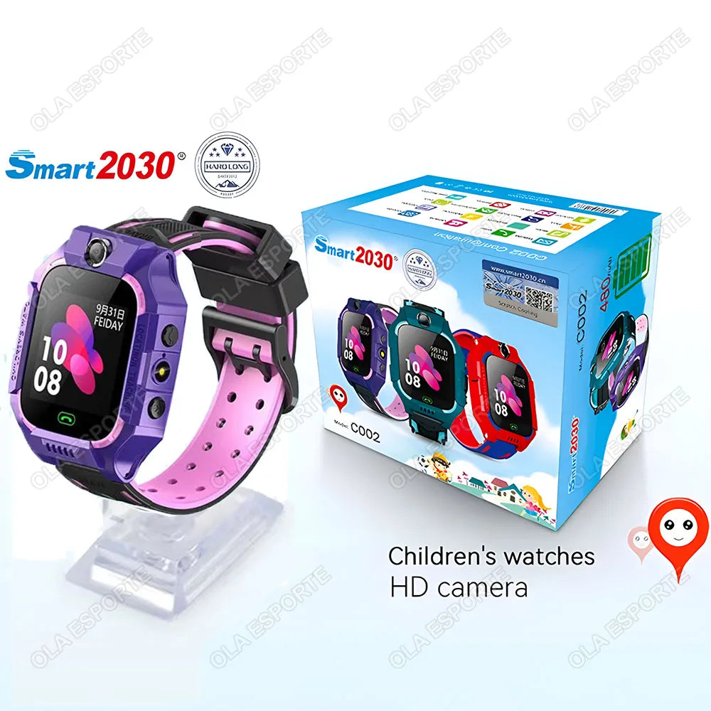 Kids GPS Smartwatch 2G SIM SOS Tracker | IP67 Waterproof